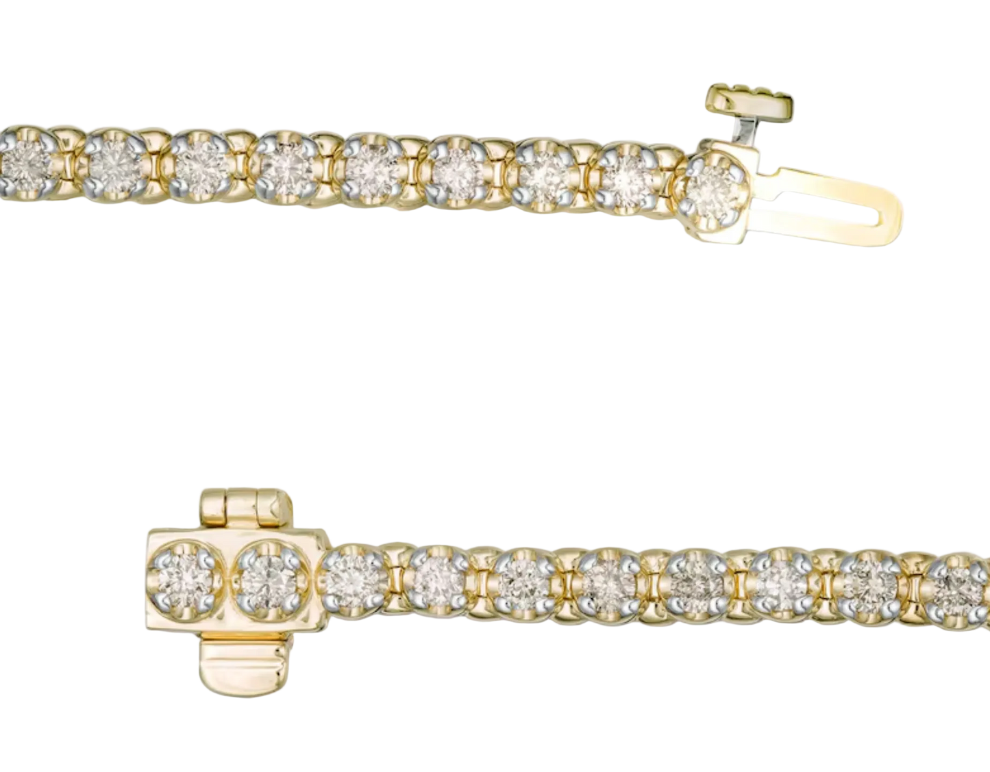 10K Gold Diamond Tennis Bracelet