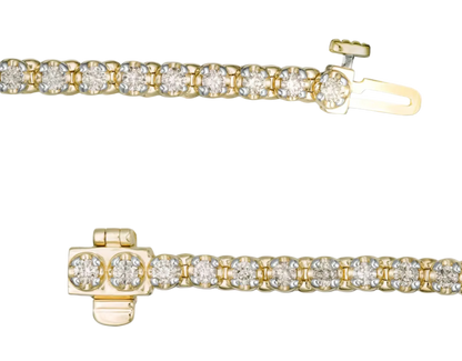 10K Gold Diamond Tennis Bracelet